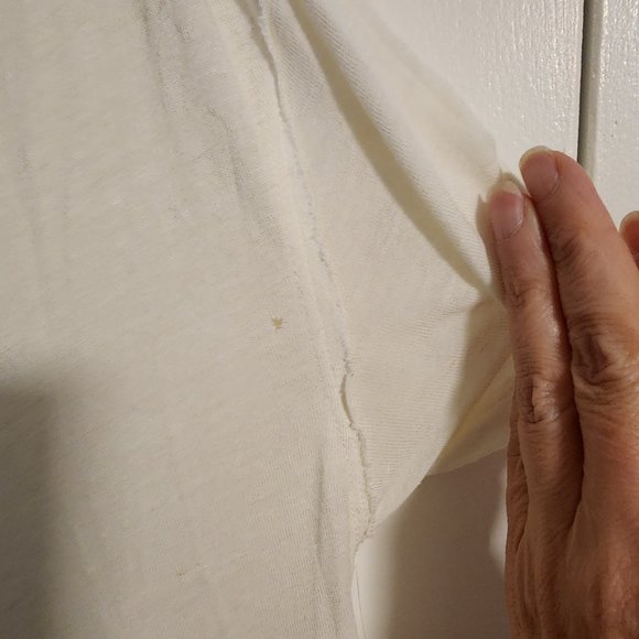 Free People Damaged Highly Discounted NWT Take It Easy Tunic in Ivory | Sz Small - Picture 8 of 11